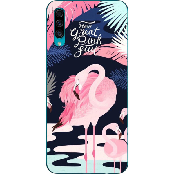

Бампер силиконовый чехол Amstel для Samsung A30s Galaxy A307F с картинкой Фламинго