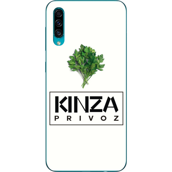 

Антибрендовый силиконовый чехол Amstel для Samsung A30s Galaxy A307F с картинкой Kinza Privoz