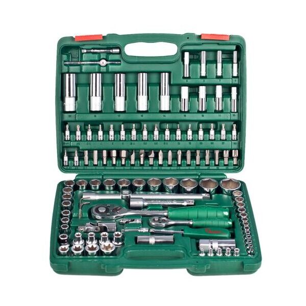 

Набор торц. головок профессиональный 1/4"DR4-14мм и 1/2"DR10-32 мм, 108 предм. (TK-108) HANS