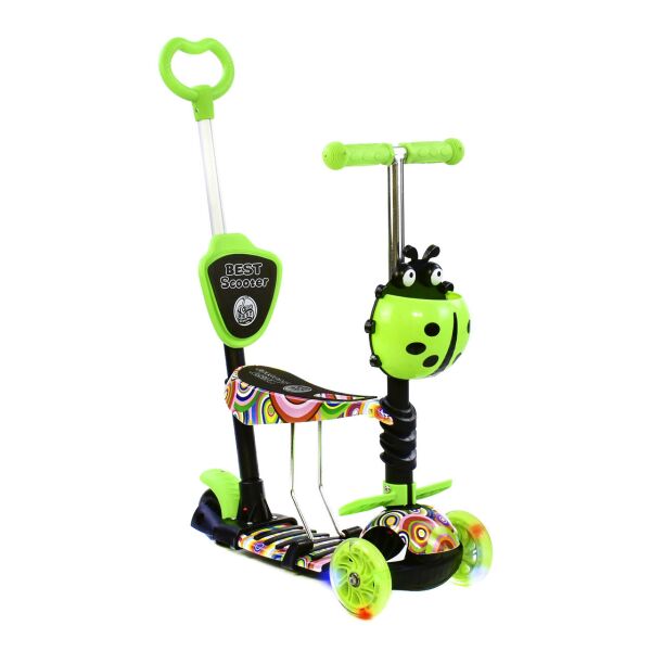 

Самокат Best Scooter с сидением и родительской ручкой Зеленый (А 24980)