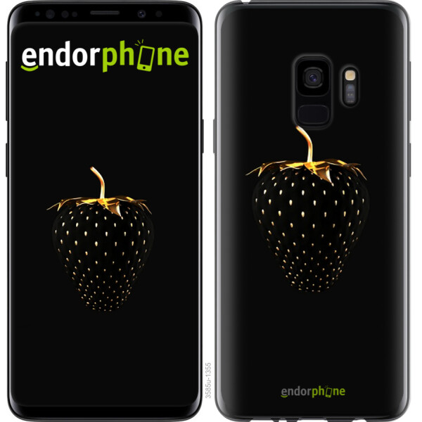 

Чехол на Samsung Galaxy S9 Черная клубника 3585t-1355, 2D пластик