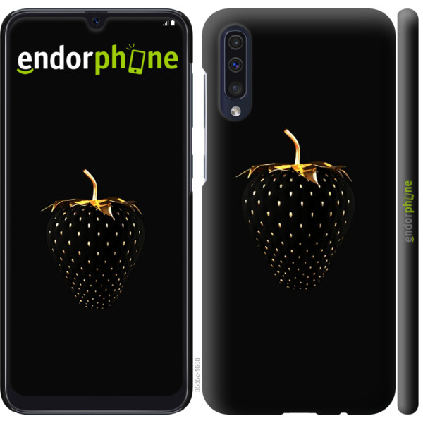 

Чехол на Samsung Galaxy A50 2019 A505F Черная клубника 3585u-1668, Силикон
