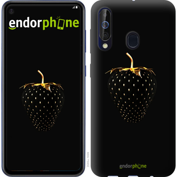 

Чехол на Samsung Galaxy A60 2019 A606F Черная клубника 3585u-1699