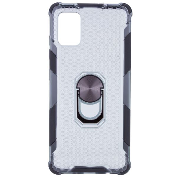 

Ударопрочный чехол Honeycomb Ring для Samsung Galaxy A51 (Черный) (873720)