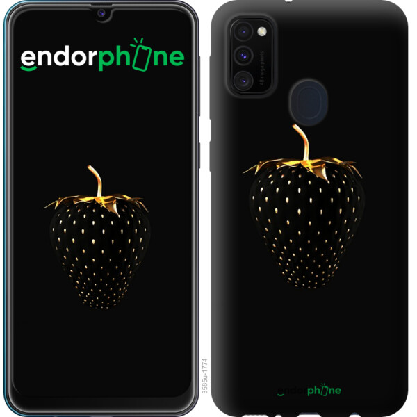 

Чехол на Samsung Galaxy M30s 2019 Черная клубника 3585u-1774, Силикон