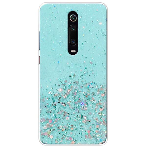 

TPU чехол Star Glitter для Xiaomi Mi 9T (Мятный) (100003976)