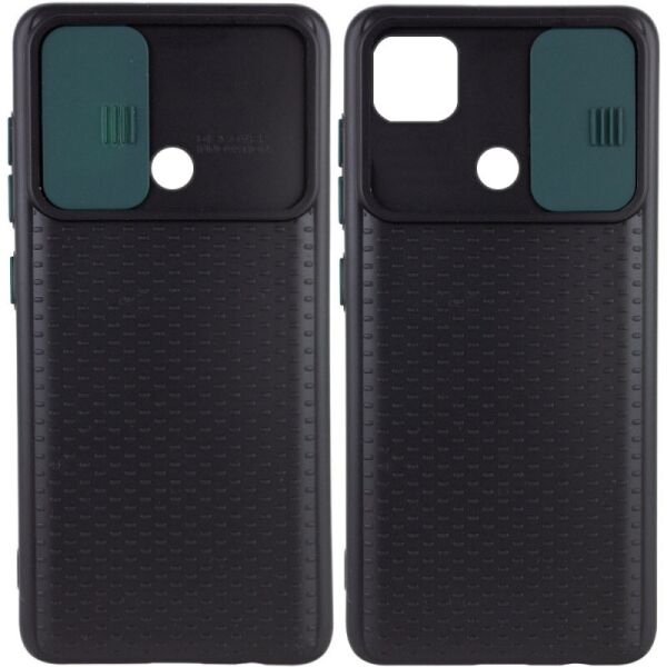 

Чехол Camshield Black TPU со шторкой защищающей камеру для Xiaomi Redmi 9C (Черный / Темно-зеленый) (1016897)