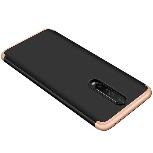 

Пластиковая накладка GKK LikGus 360 градусов (opp) для Xiaomi Poco X2 (Черный / Золотой) (100020665)