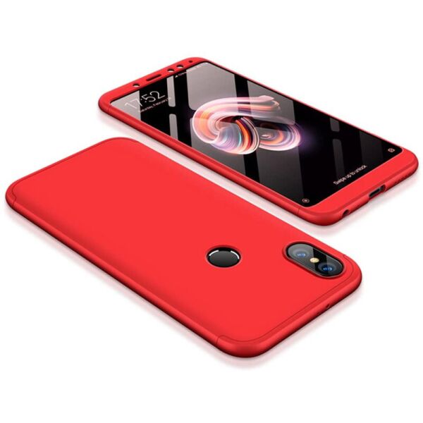 

Пластиковая накладка GKK LikGus 360 градусов (opp) для Xiaomi Redmi Note 5 Pro (Красный) (100024109)