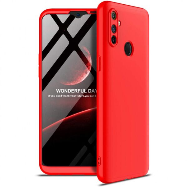 

Пластиковая накладка GKK LikGus 360 градусов (opp) для Realme C3 (Красный) (903760)