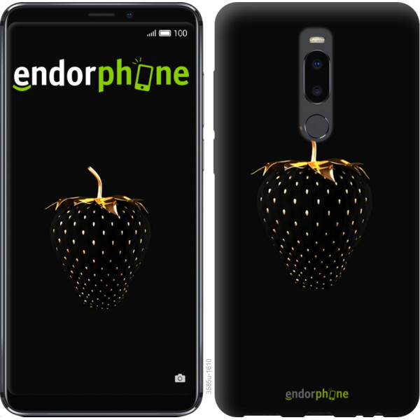 

Чехол на Meizu Note 8 Черная клубника 3585u-1610, Силикон