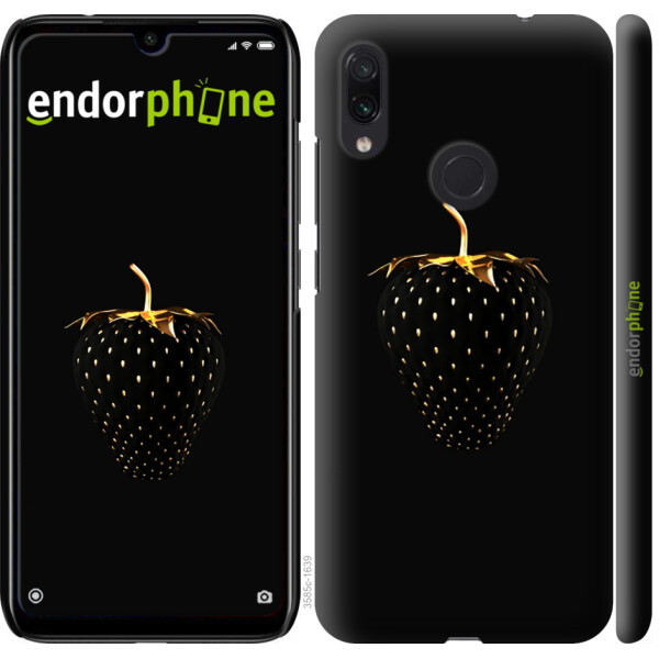 

Чехол на Xiaomi Redmi Note 7 Черная клубника 3585u-1639, Силикон