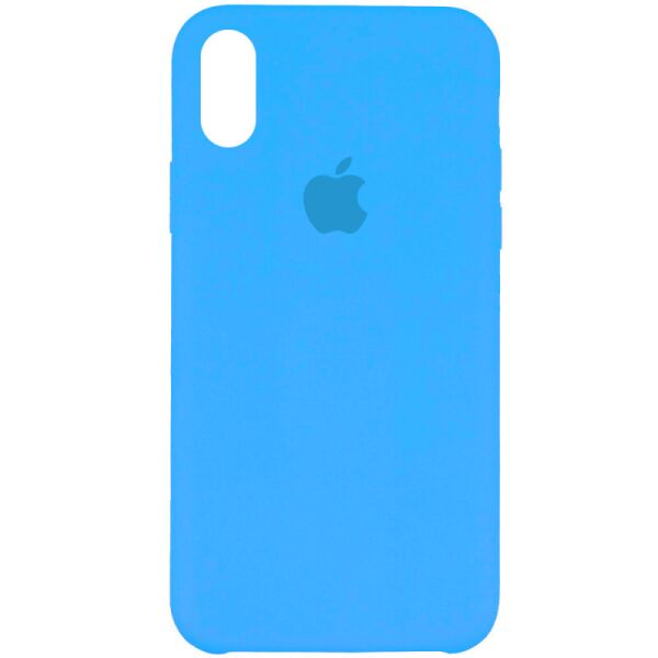 

Чехол Silicone Case (AA) для iPhone XS (5.8") (Голубой / Blue) (905828)