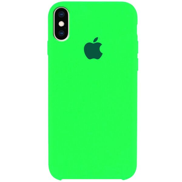 

Чехол Silicone Case (AA) для iPhone X (5.8") (Салатовый / Neon Green) (100010800)