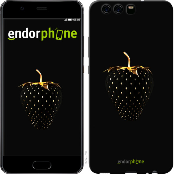

Чехол на Huawei P10 Черная клубника 3585t-780, 2D пластик