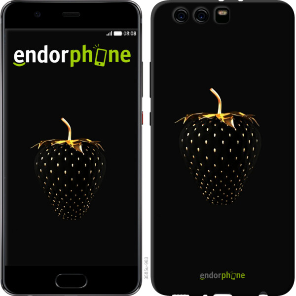 

Чехол на Huawei P10 Plus Черная клубника 3585t-963, 2D пластик
