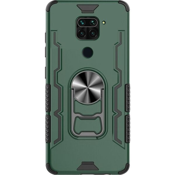 

Ударопрочный чехол Beer Ring for Magnet для Xiaomi Redmi 10X (Темно-зеленый) (100019900)