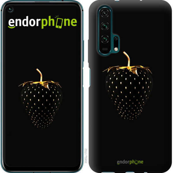 

Чехол на Huawei Honor 20 Pro Черная клубника 3585u-1702, Силикон