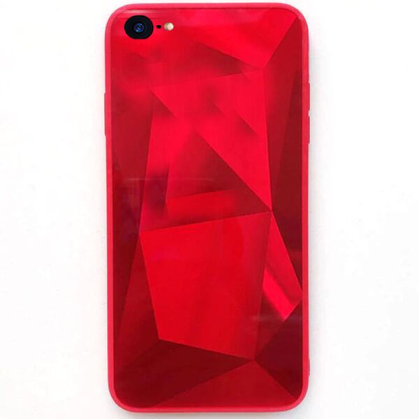 

TPU+Glass чехол Diamond series для iPhone 8 (4.7";) (Красный) (100006101)