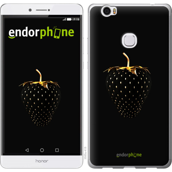 

Чехол на Huawei Honor Note 8 Черная клубника 3585u-418, Силикон