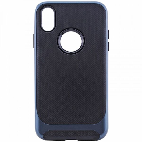 

TPU+PC чехол Deen Royce Series для Apple iPhone X (5.8";) (Черный / Синий) (547409)