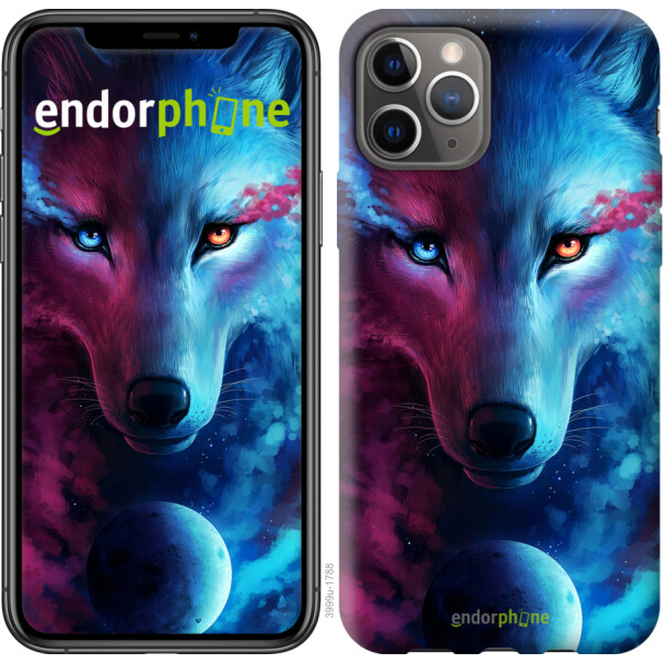 

Чехол на iPhone 11 Pro Арт-волк 3999c-1788, Пластик глянцевый