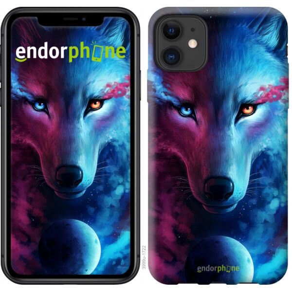 

Чехол на iPhone 11 Арт-волк 3999m-1722, Пластик матовый