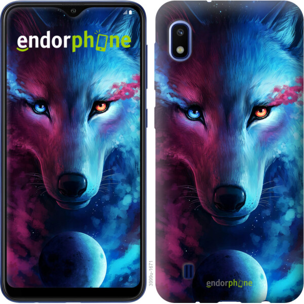 

Чехол на Samsung Galaxy A10 2019 A105F Арт-волк 3999u-1671, Силикон