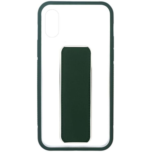 

Чехол TPU+PC Hand holder для iPhone X (5.8";) (Dark green) (1091322)