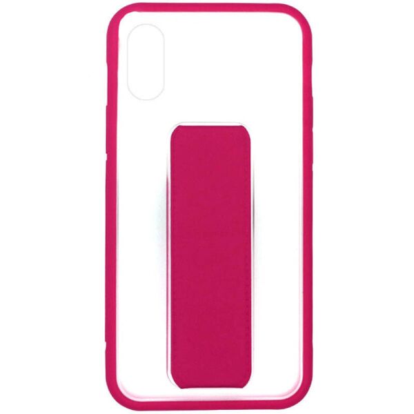 

Чехол TPU+PC Hand holder для iPhone XS (5.8";) (Малиновый) (100053445)