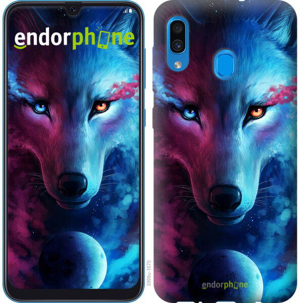 

Чехол на Samsung Galaxy A30 2019 A305F Арт-волк 3999u-1670, Силикон