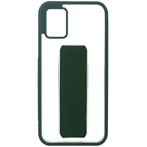

Чехол TPU+PC Hand holder для Samsung Galaxy S10 Lite (Dark green) (1091349)