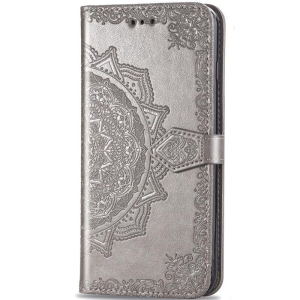 

Кожаный чехол (книжка) Art Case с визитницей для Xiaomi Redmi 7 (Серый) (707322)
