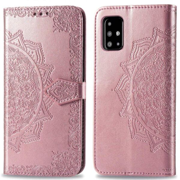 

Кожаный чехол (книжка) Art Case с визитницей для Samsung Galaxy A71 (Розовый) (883689)