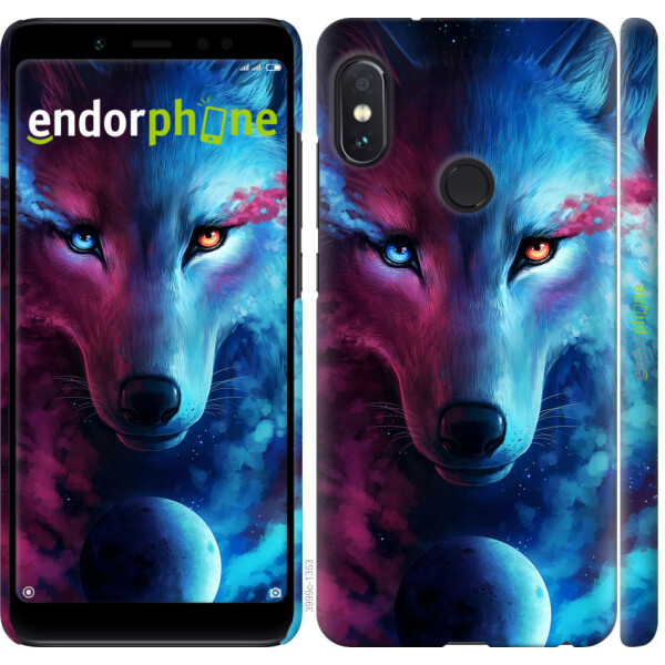 

Чехол на Xiaomi Redmi Note 5 Pro Арт-волк 3999u-1353, Силикон