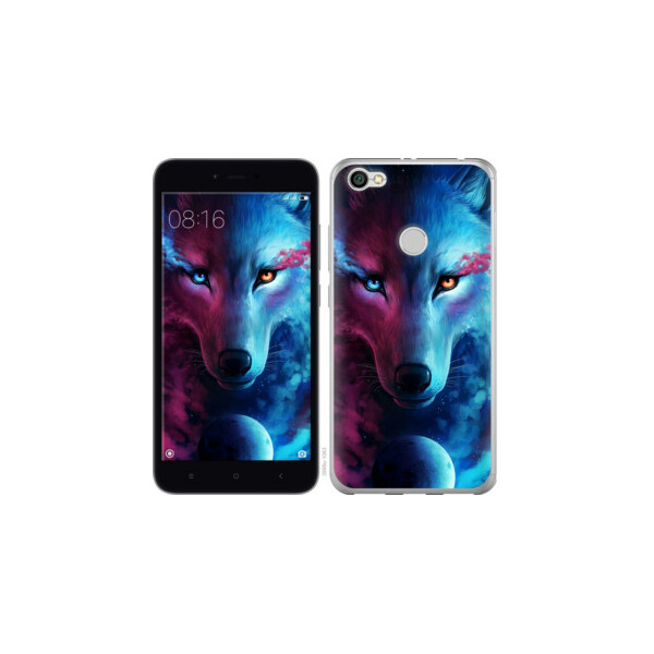 

Чехол на Xiaomi Redmi Note 5A Prime Арт-волк 3999m-1063, Пластик матовый