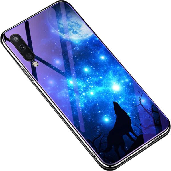 

TPU+Glass чехол Fantasy с глянцевыми торцами для Samsung Galaxy A50 (A505F) (Лунная ночь) (707333)