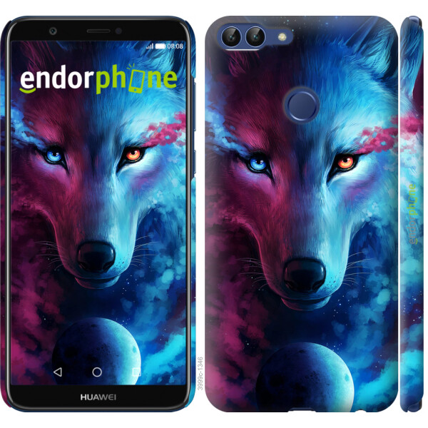 

Чехол на Huawei P Smart Арт-волк 3999m-1346