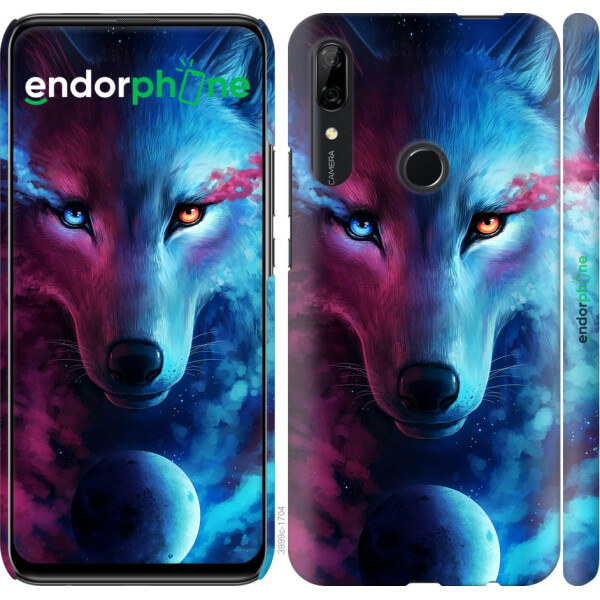 

Чехол на Huawei P Smart Z Арт-волк 3999u-1704, Силикон