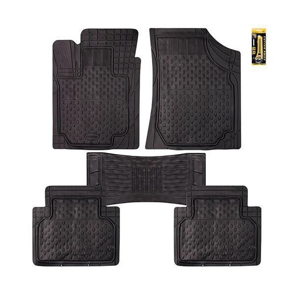 

Коврики PVC КУ-16128A BK 5шт./Компл. черные 71,5x51,5/69х55,5 58x51,5 50х23