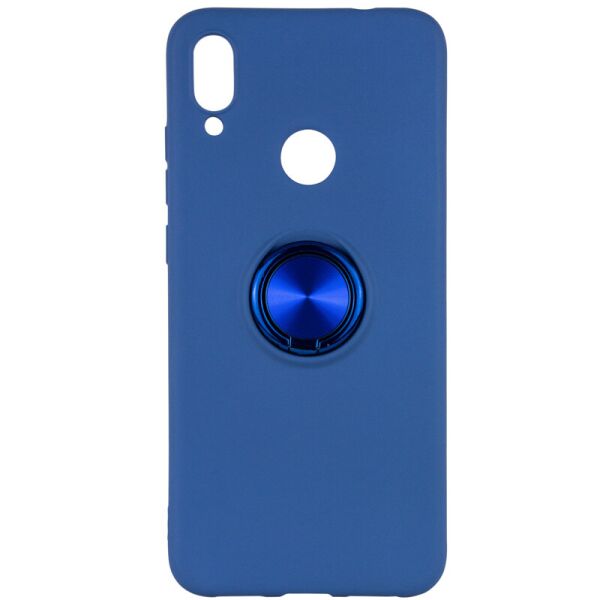 

TPU чехол Summer ColorRing под магнитный держатель для Xiaomi Redmi 7 (Синий) (708339)