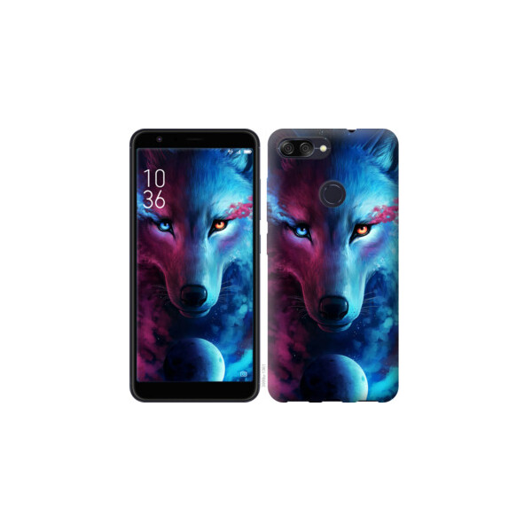 

Чехол на Asus ZenFone Max Plus M1 ZB570TL Арт-волк 3999u-1361