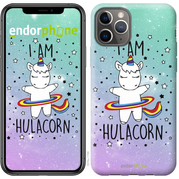 

Чехол на iPhone 11 Pro I'm hulacorn 3976u-1788, Силикон