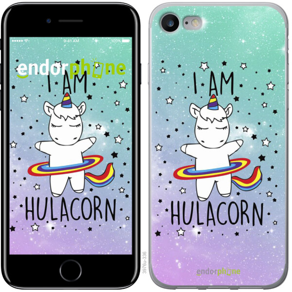 

Чехол на iPhone 7 I'm hulacorn 3976t-336, 2D пластик