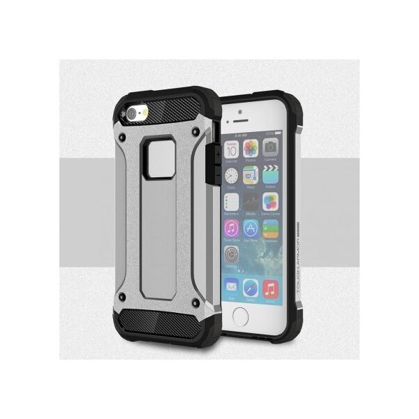 

Бронированный противоударный TPU+PC чехол Immortal для iPhone SE (Серый / Metal slate) (100010183)