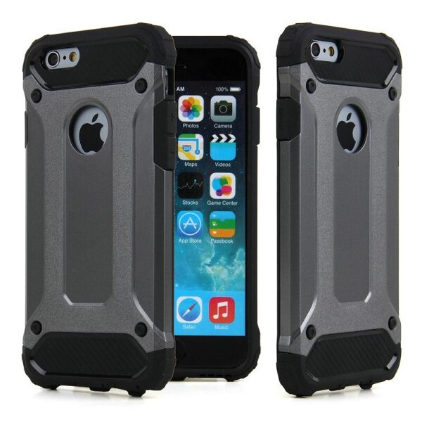 

Бронированный противоударный TPU+PC чехол Immortal для iPhone 8 (4.7";) (Металл / Gun Metal) (100008826)