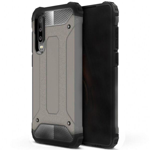 

Бронированный противоударный TPU+PC чехол Immortal для Samsung Galaxy A50 (A505F) (Металл / Gun Metal) (697138)