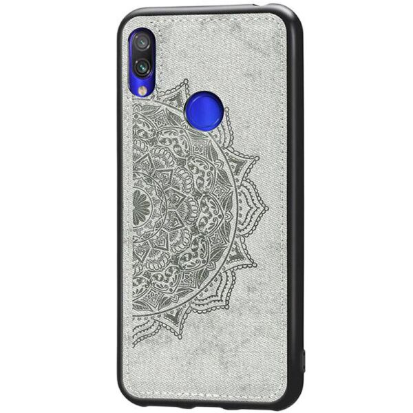 

TPU+Textile чехол Mandala с 3D тиснением для Xiaomi Redmi 7 (Серый) (708923)