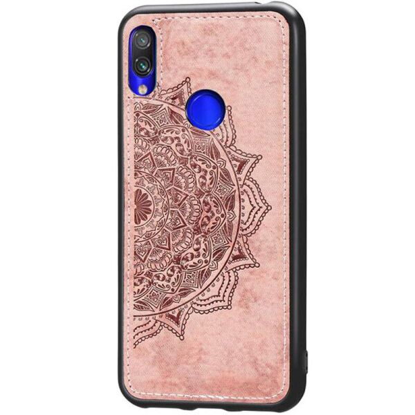

TPU+Textile чехол Mandala с 3D тиснением для Xiaomi Redmi Note 7 (Розовый) (708934)