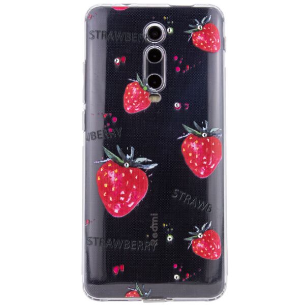 

TPU чехол Luxury Diamond full protective для Xiaomi Redmi K20 Pro (Прозрачный / Клубника) (100004081)